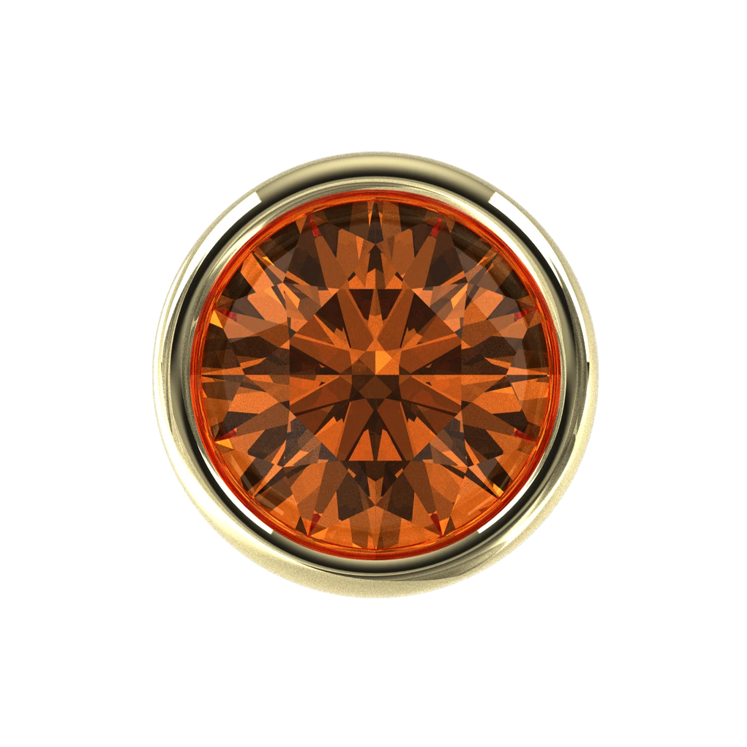 Slider Orange Bezel Charm - Image 2