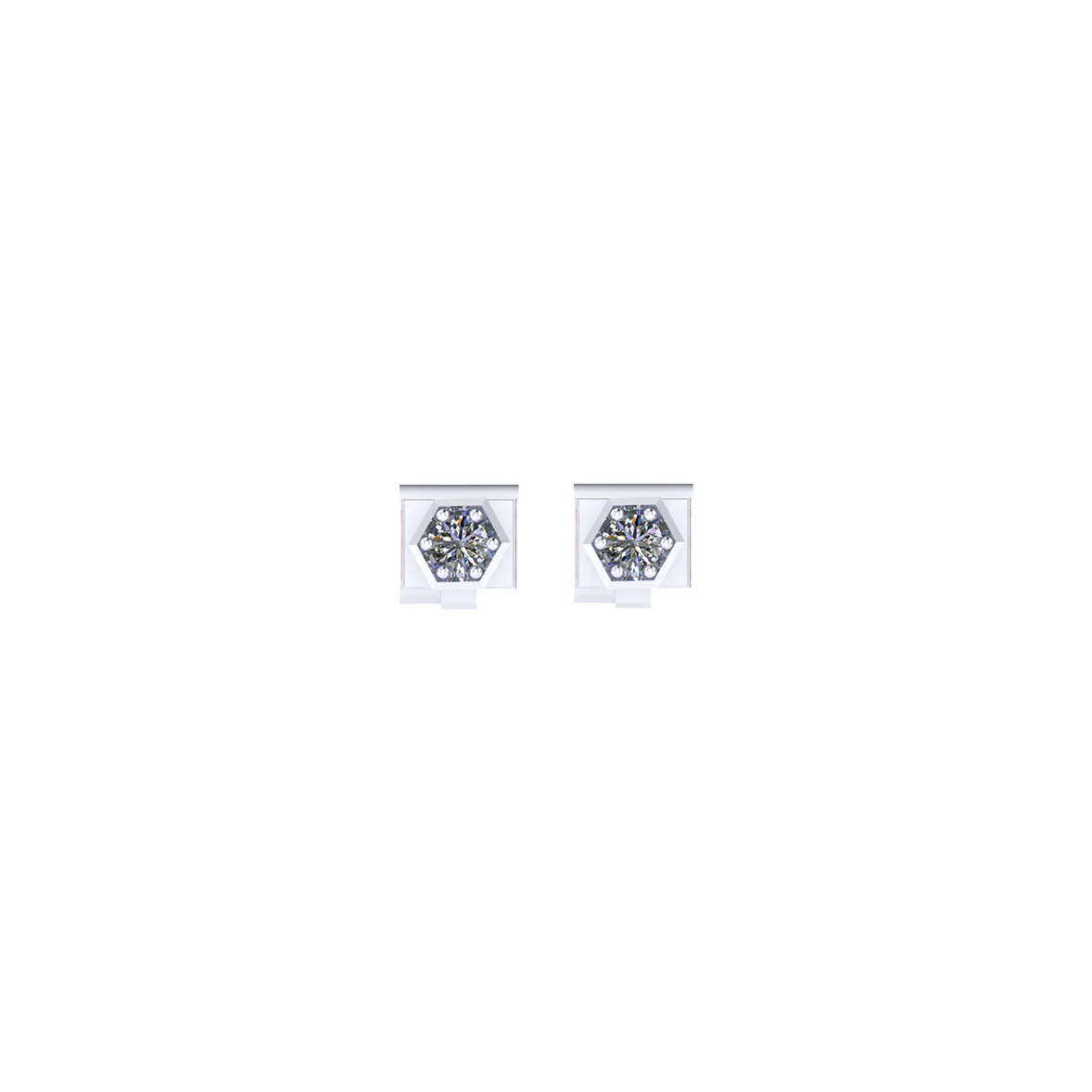 Pair of Diamond Stoppers for Personalized Slider Bangle™ - Image 4