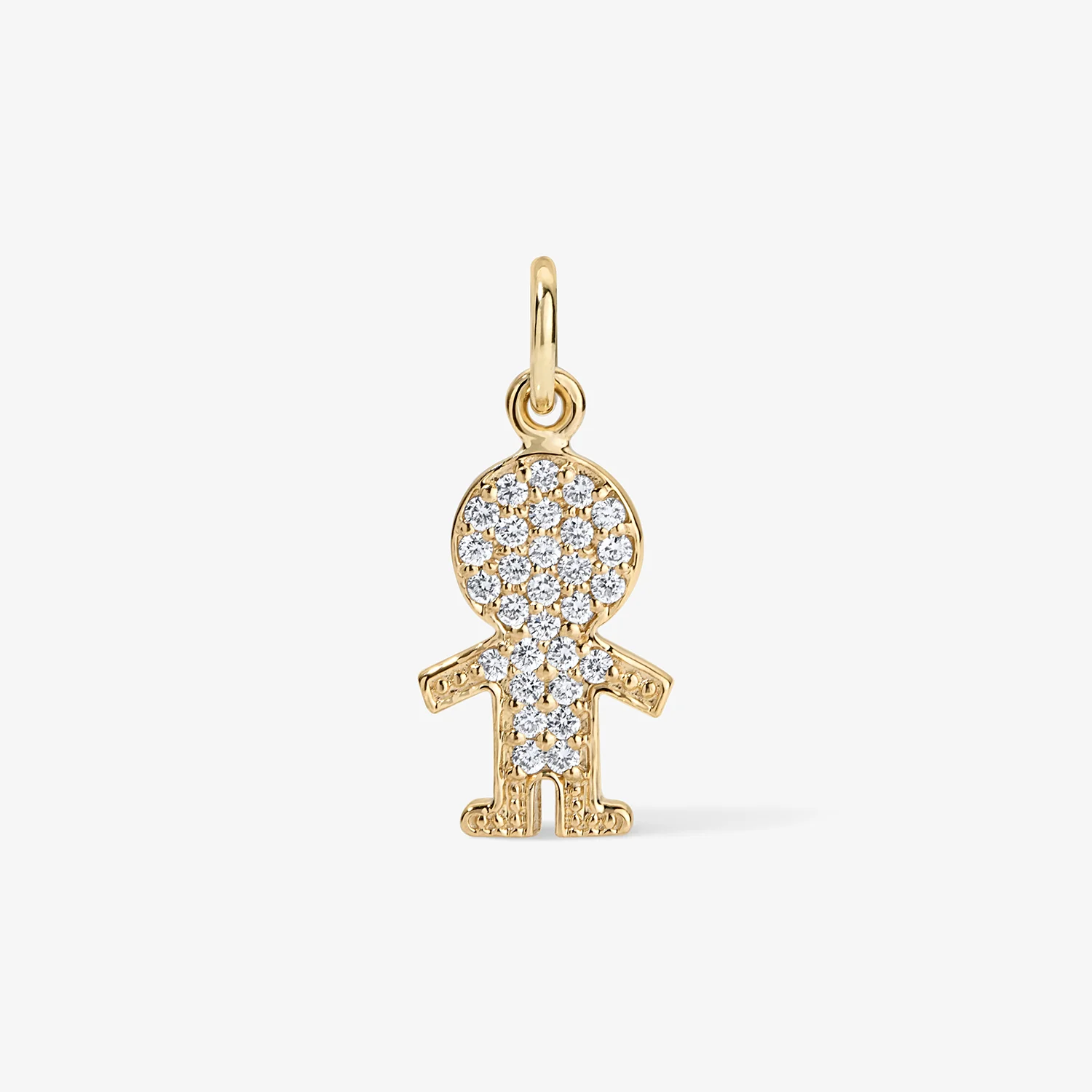 Pave Boy Charm - Image 2