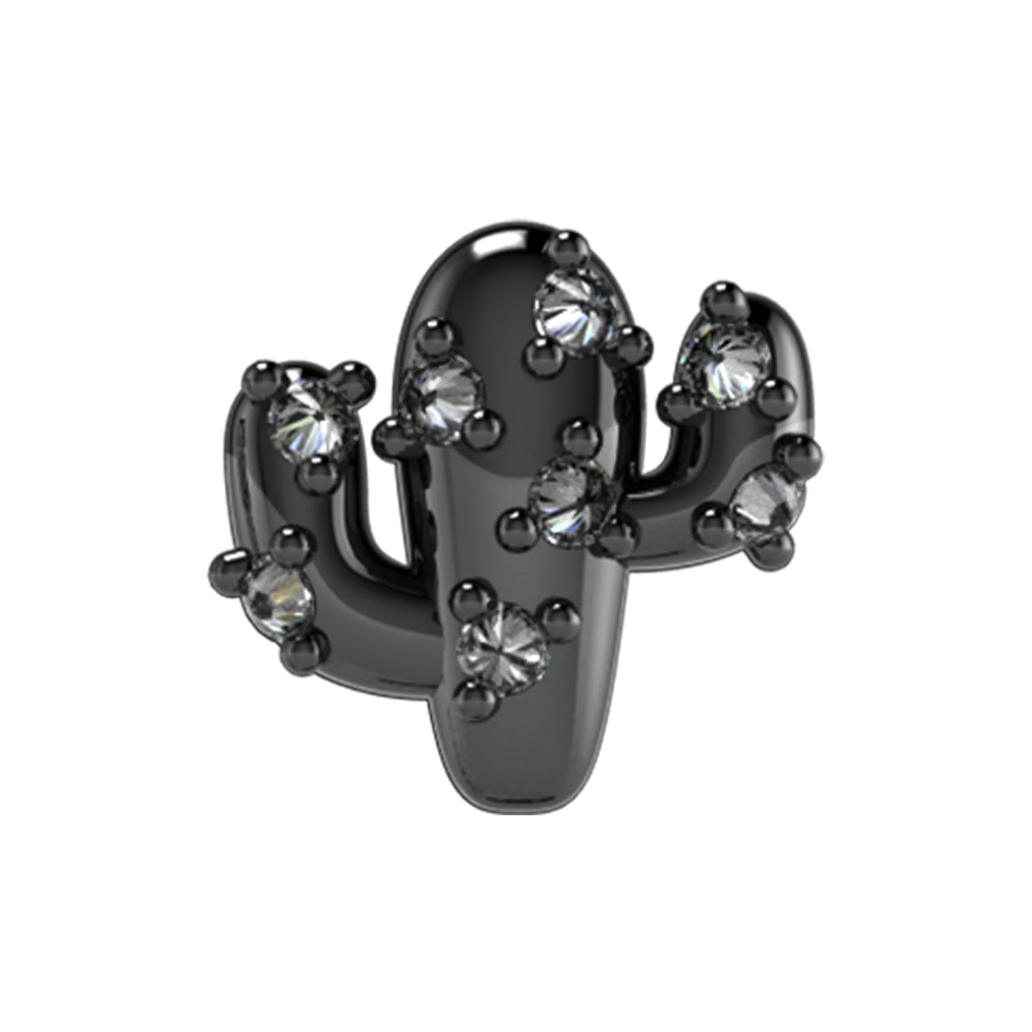 Pave Cactus Slider charm - Image 4