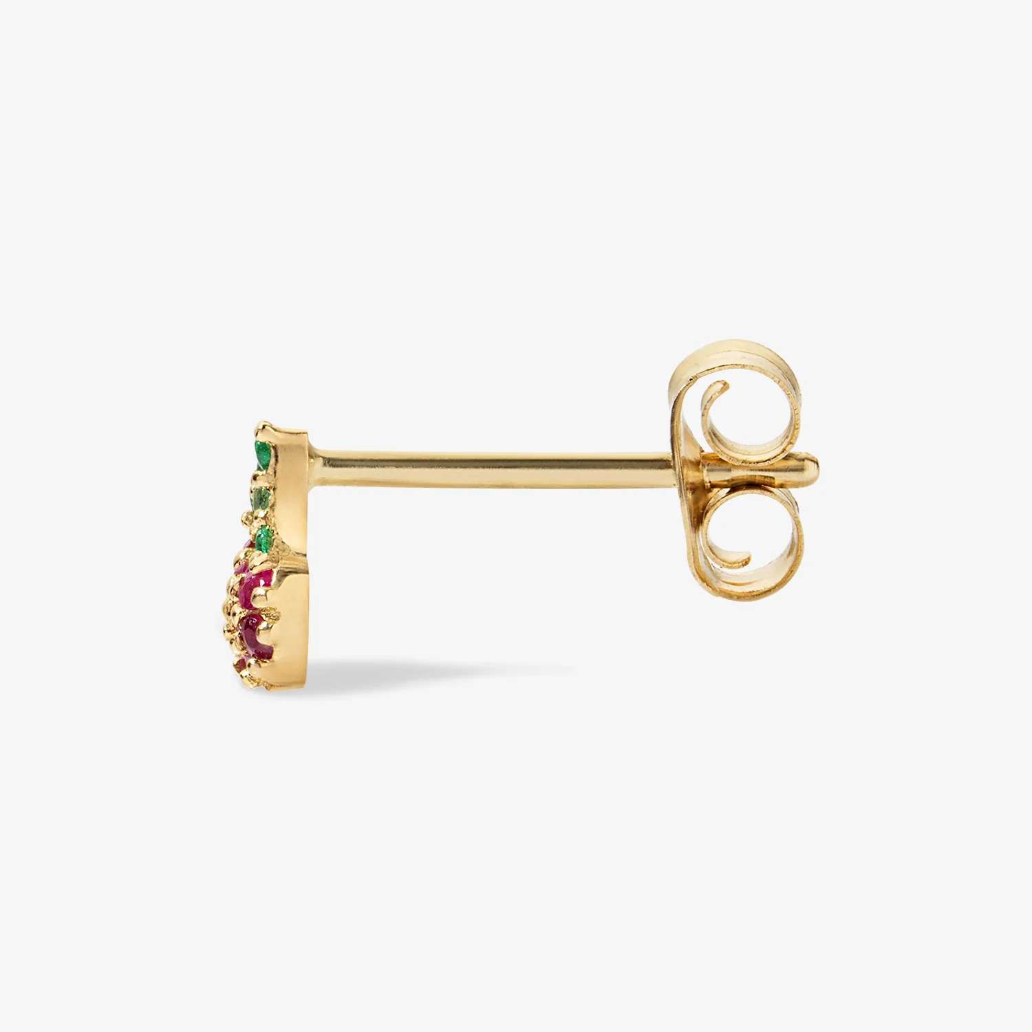 Cocktail Pave Cherry Mini Stud - Image 2