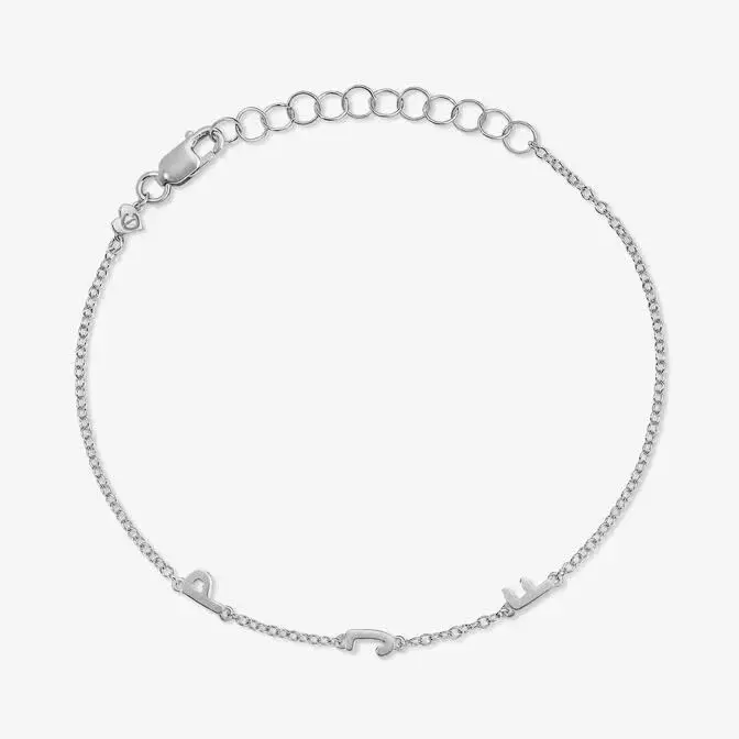 Petite Multi Bubble Initial Bracelet - Image 2