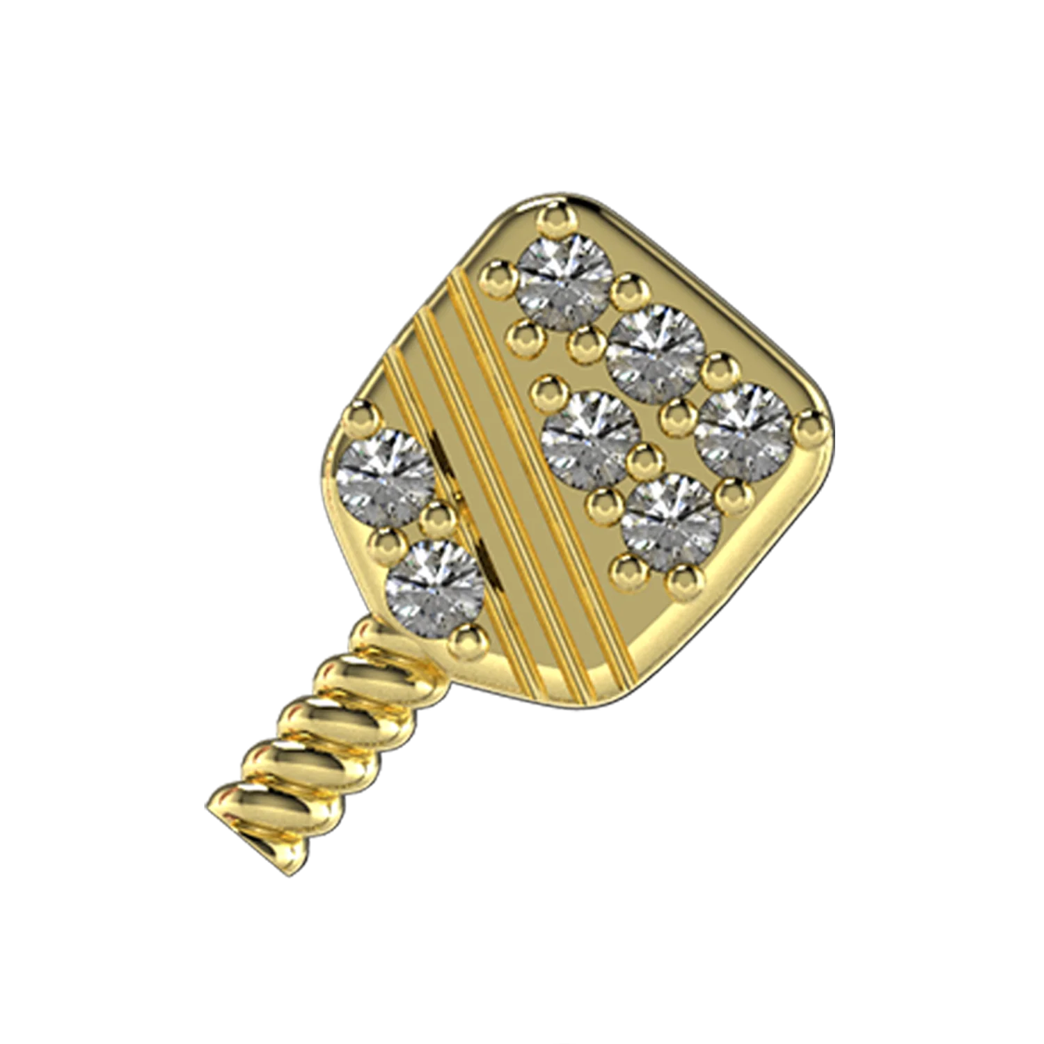 Pickle Paddle Slider Charm
