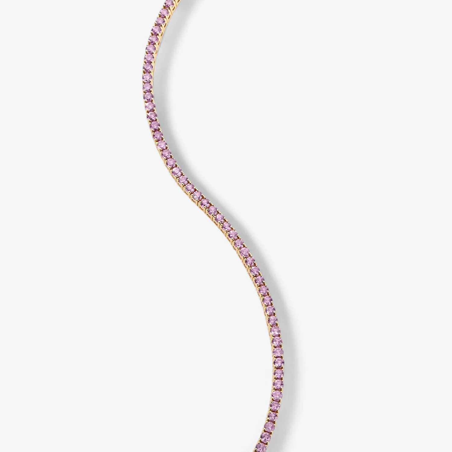 Signature Pink Sapphire Tennis Bracelet - Image 6