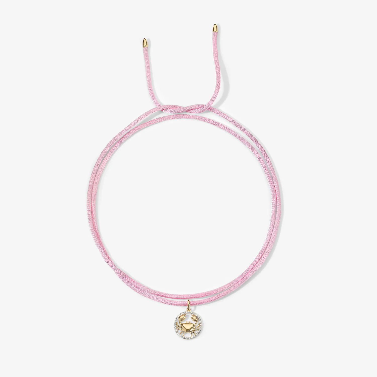 Kendall Pink Satin Cord Necklace - Image 3