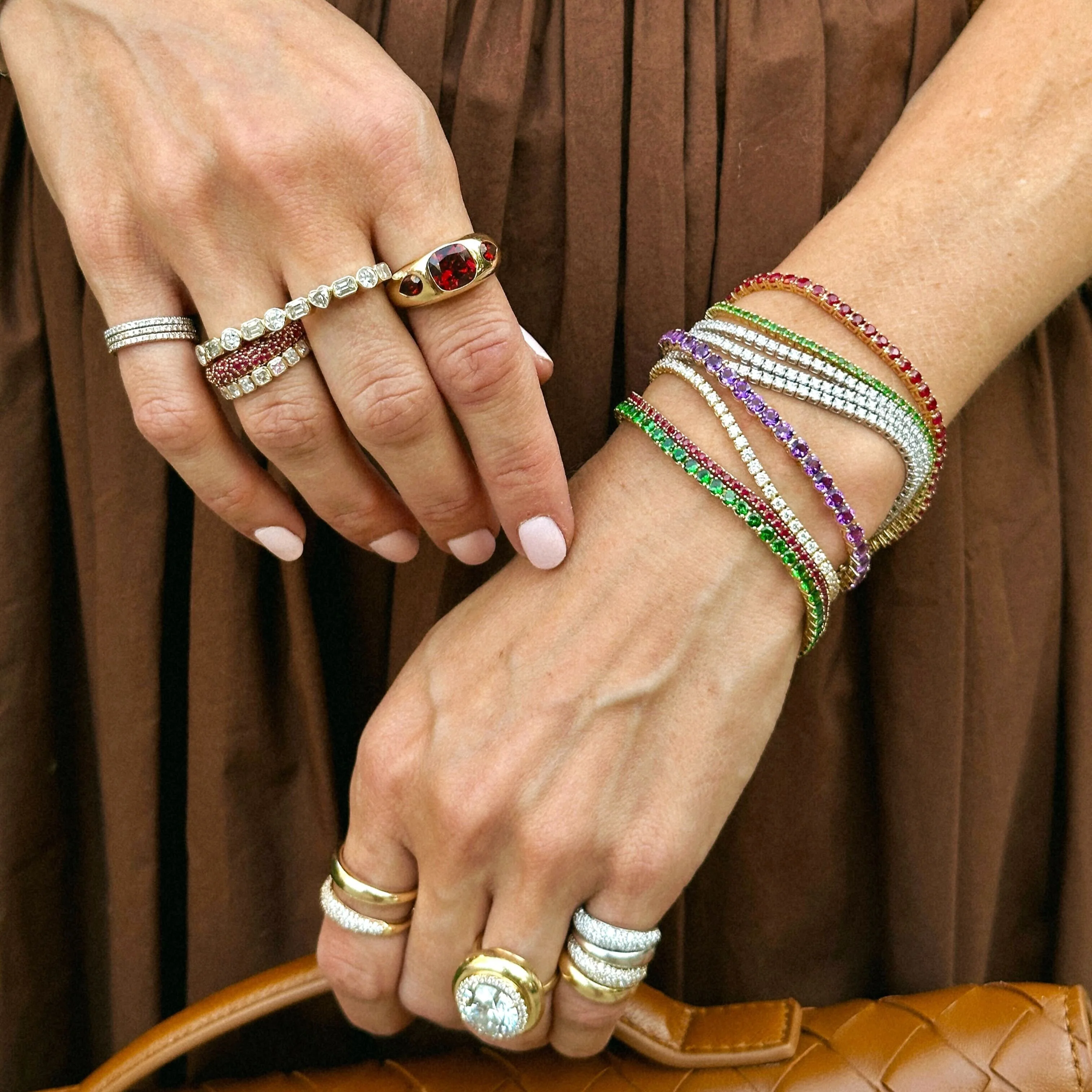 Madison Ruby Stack Ring - Image 3