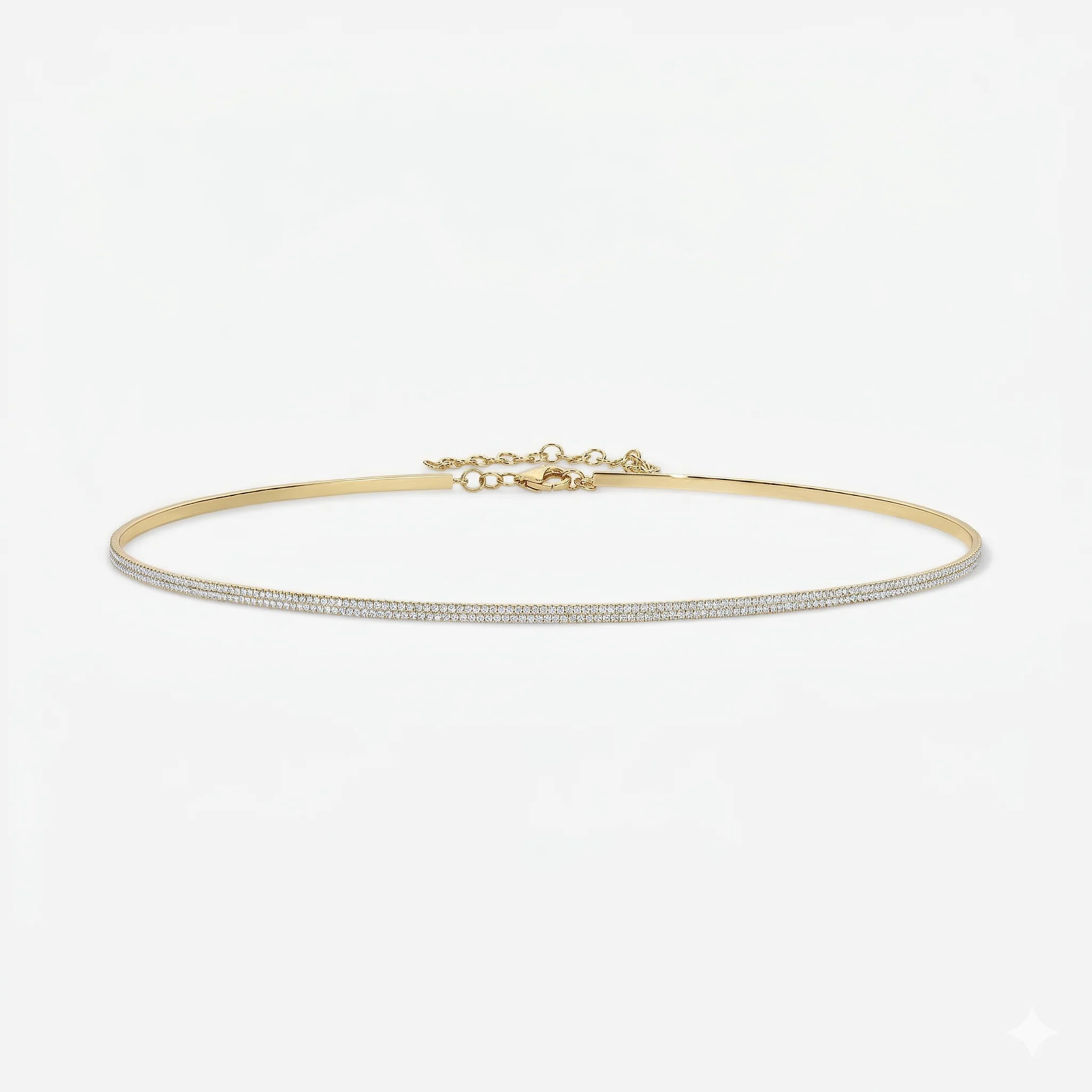 Signature Two Row Tennis Choker - Image 2