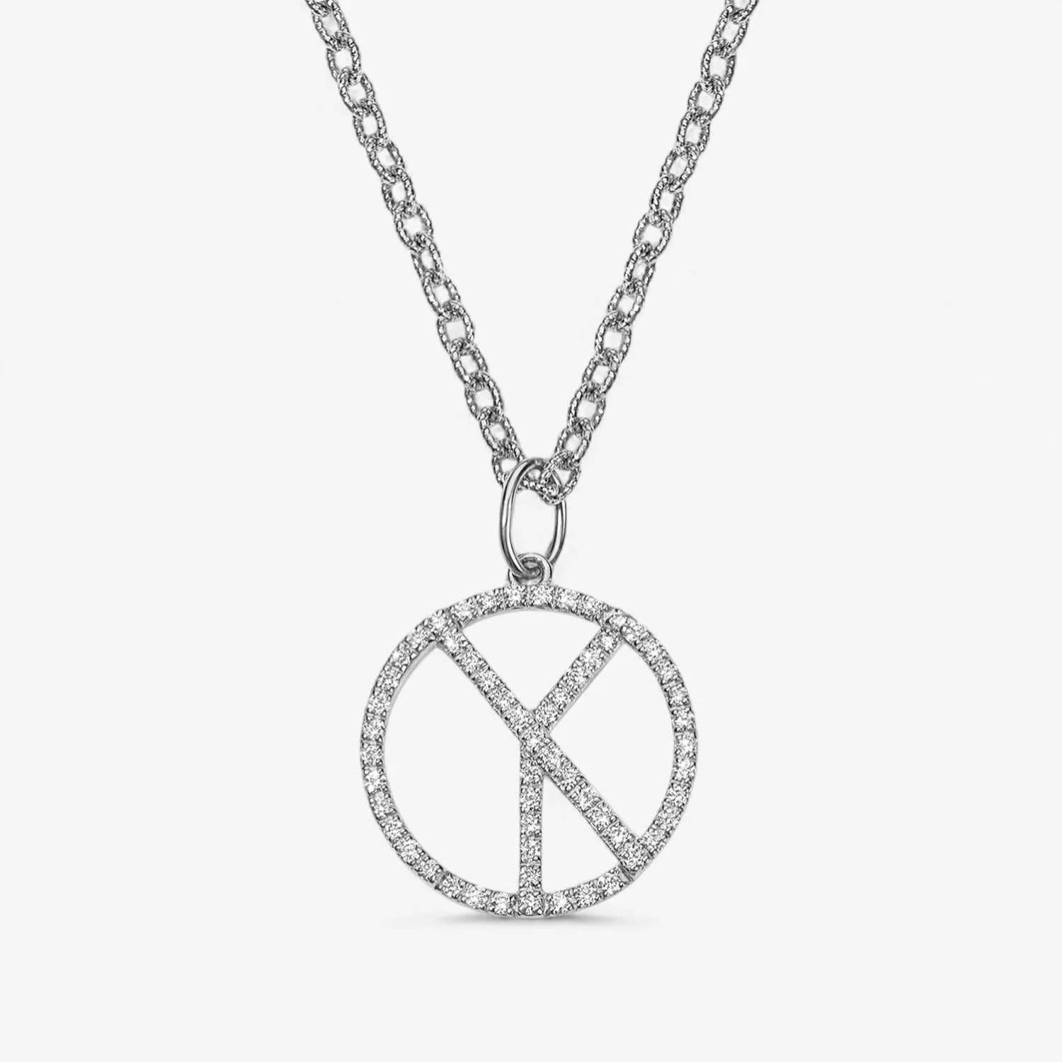 Small Diamond Hidden Initial Necklace