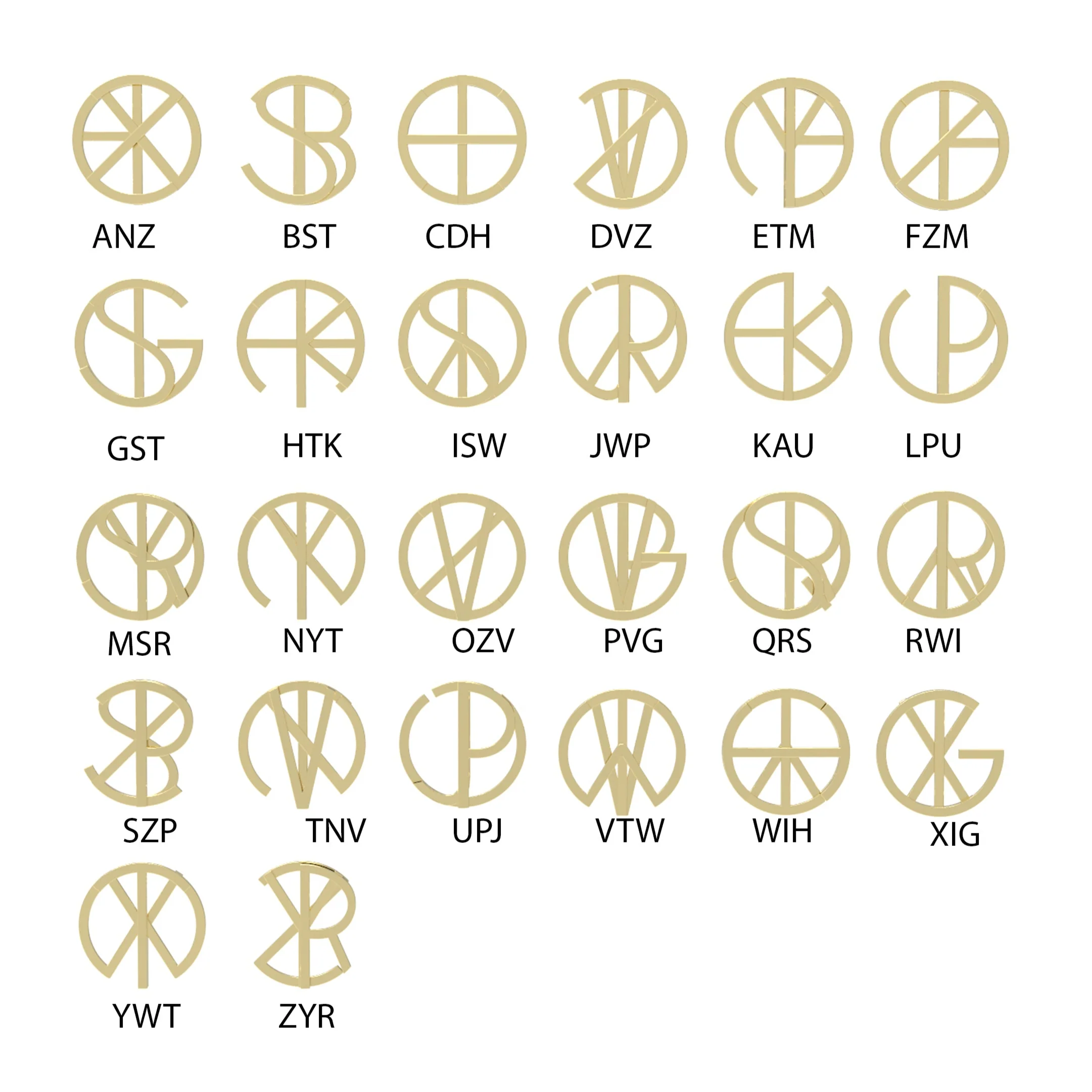 Small Gold Hidden Initial Necklace - Image 8