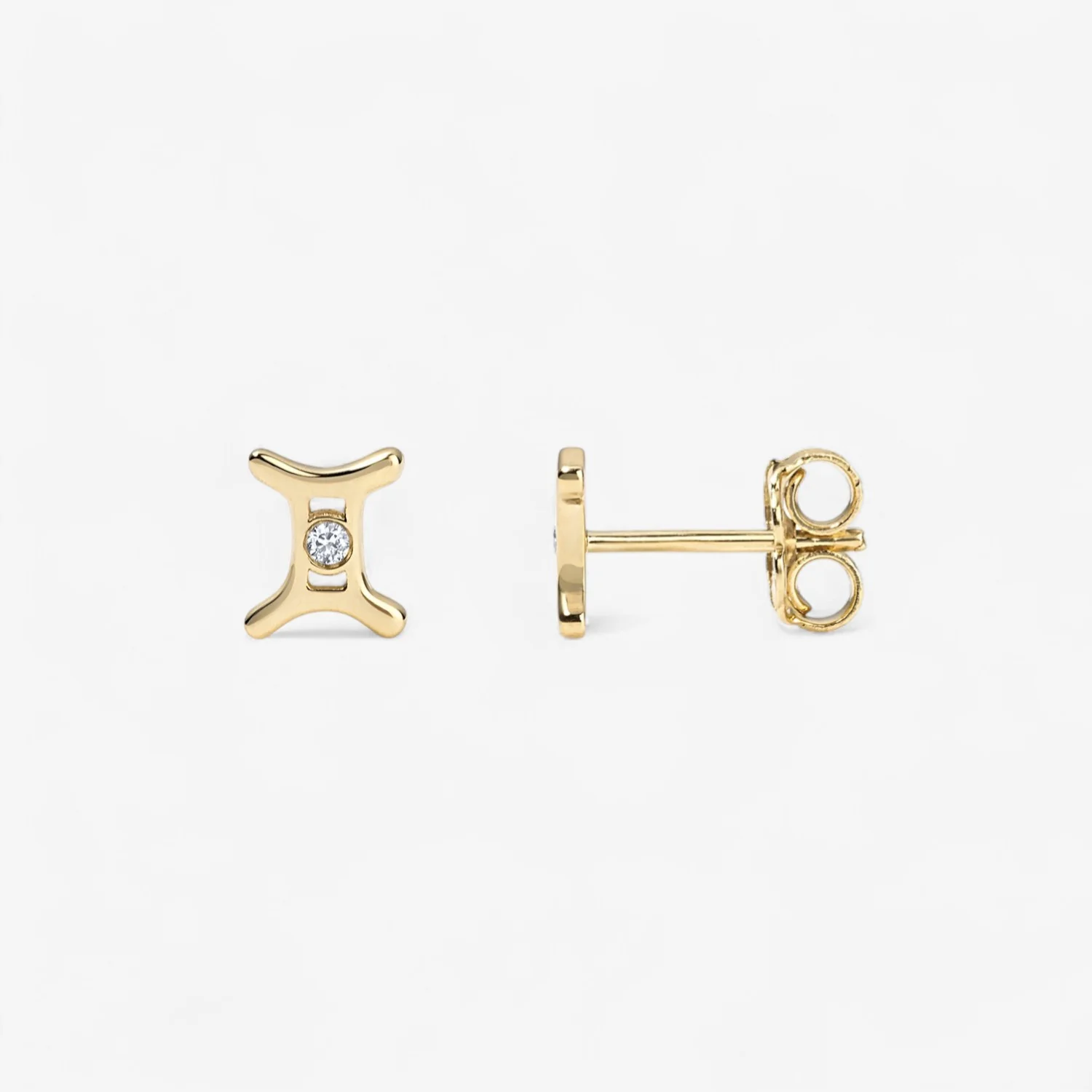 Small Token Zodiac Stud Earring - Image 4