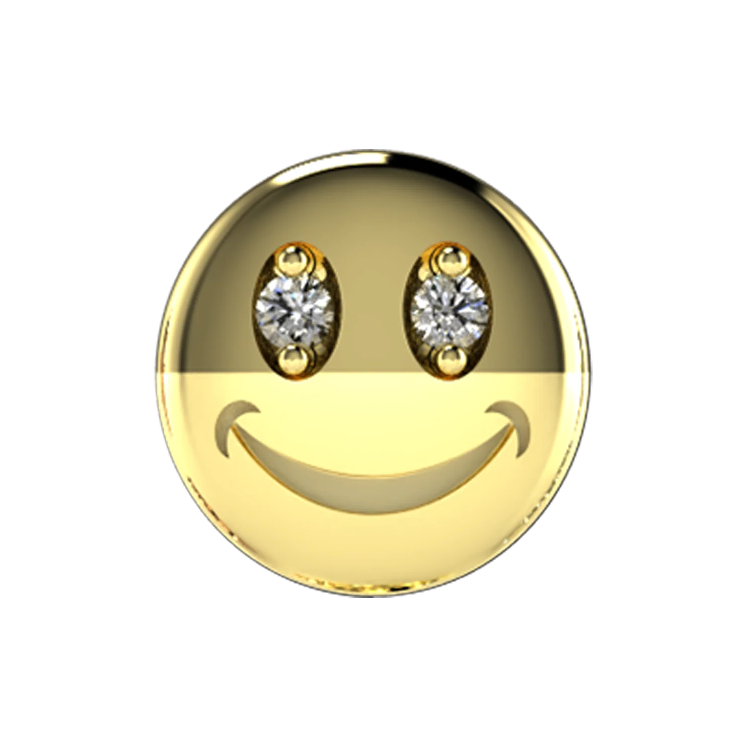 Smiley Slider Necklace Charm