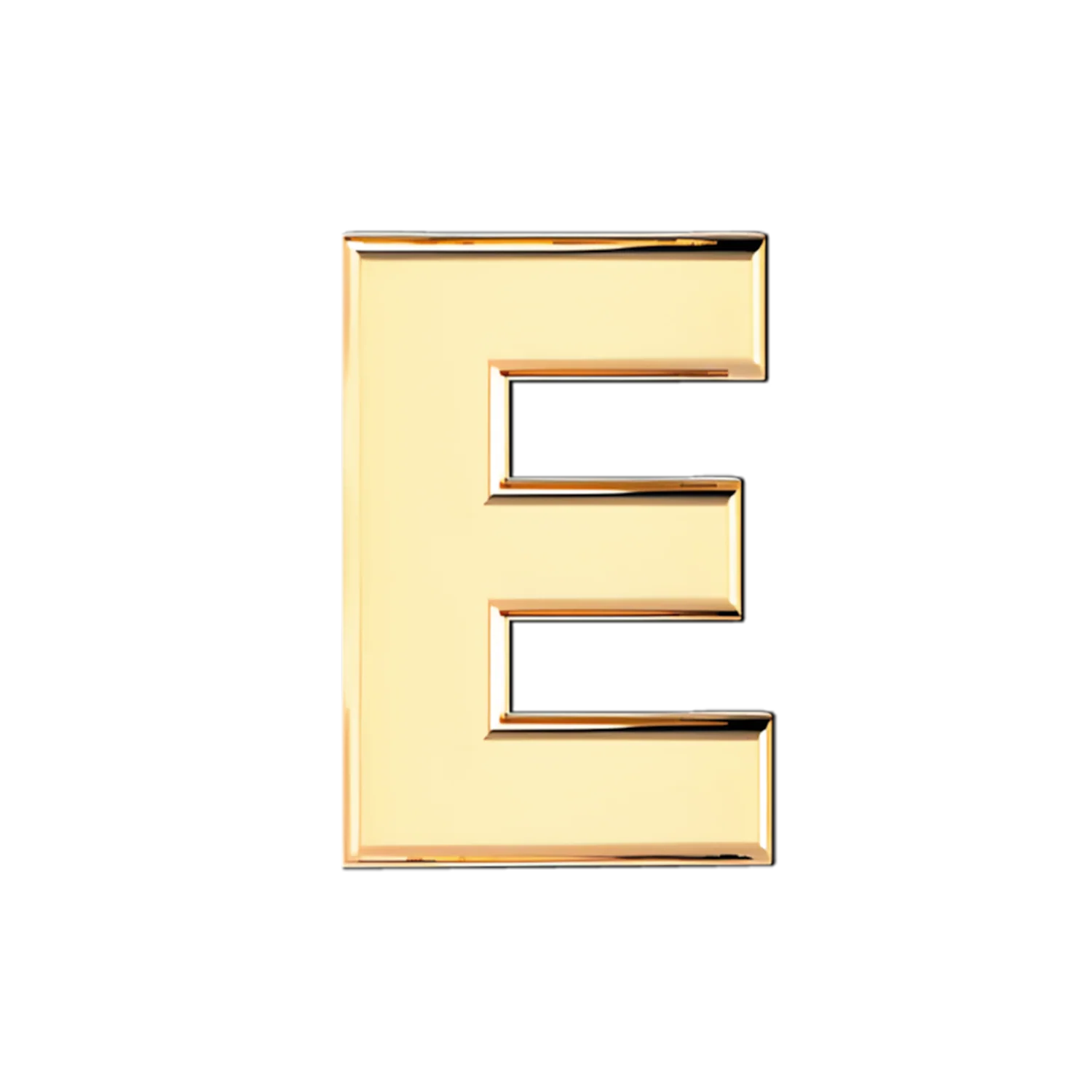 Slider Solid Letter E Charm - Image 4