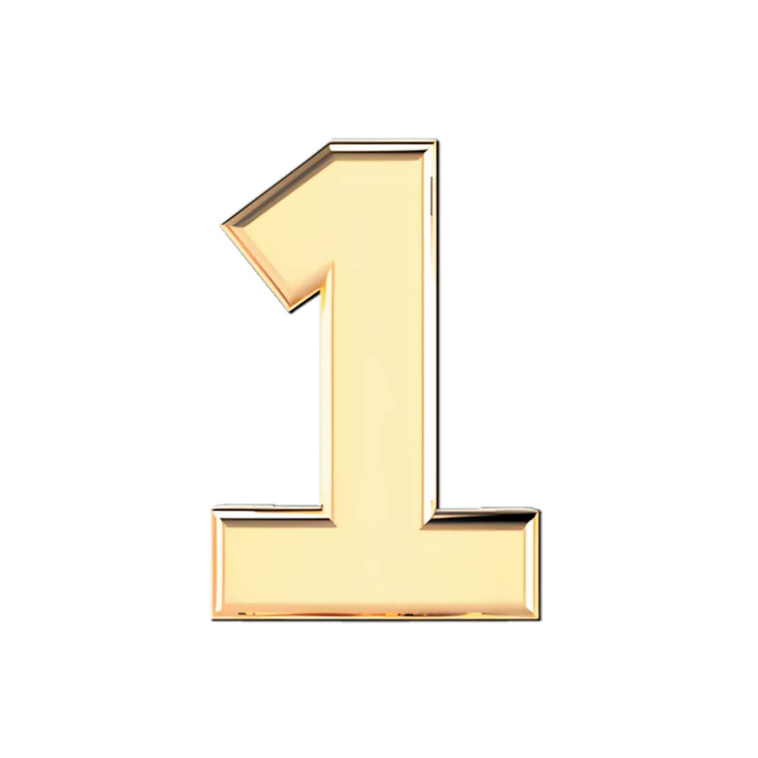 Slider Solid Number 1 Charm - Image 4