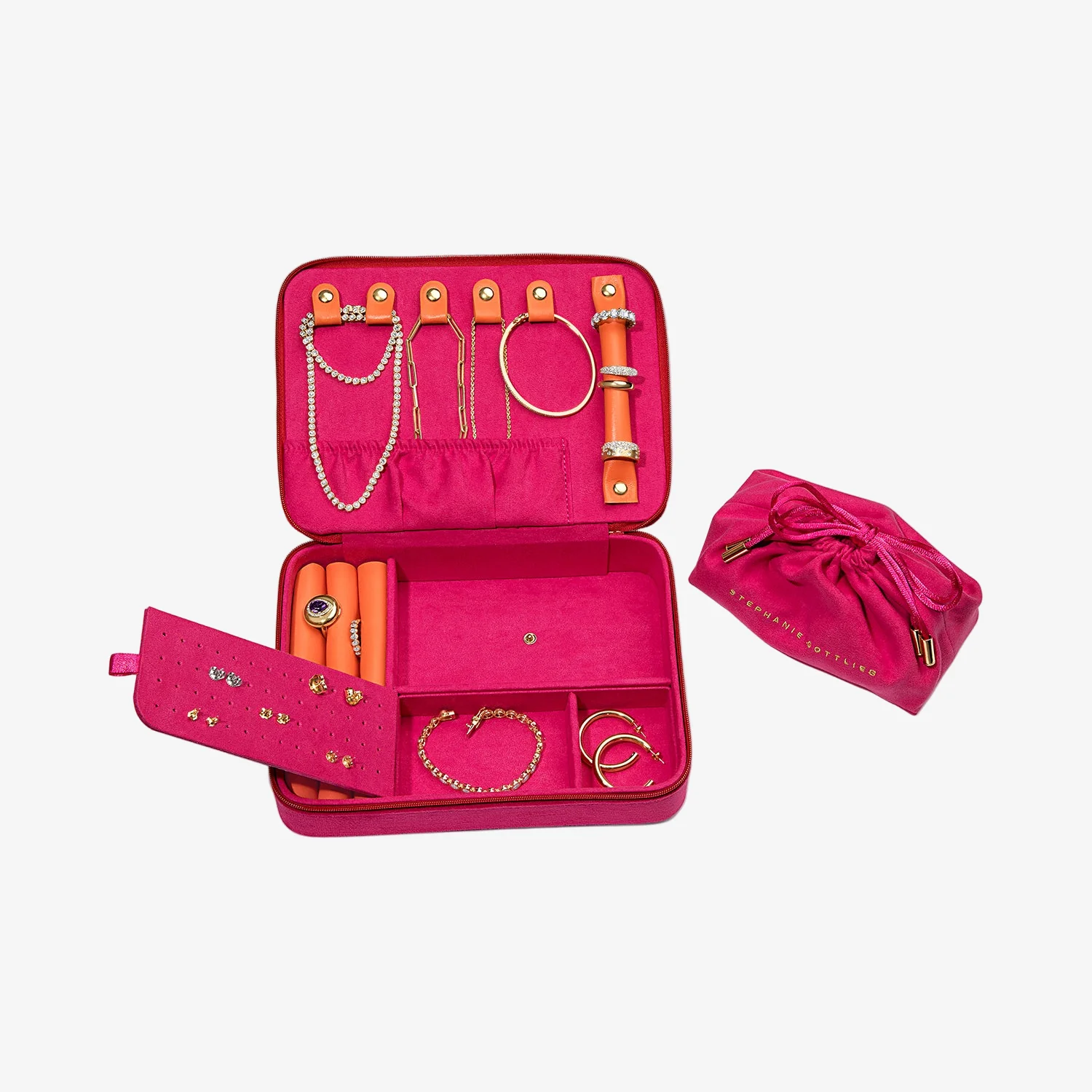 Pink Stephanie Gottlieb Jewelry Case - Image 4