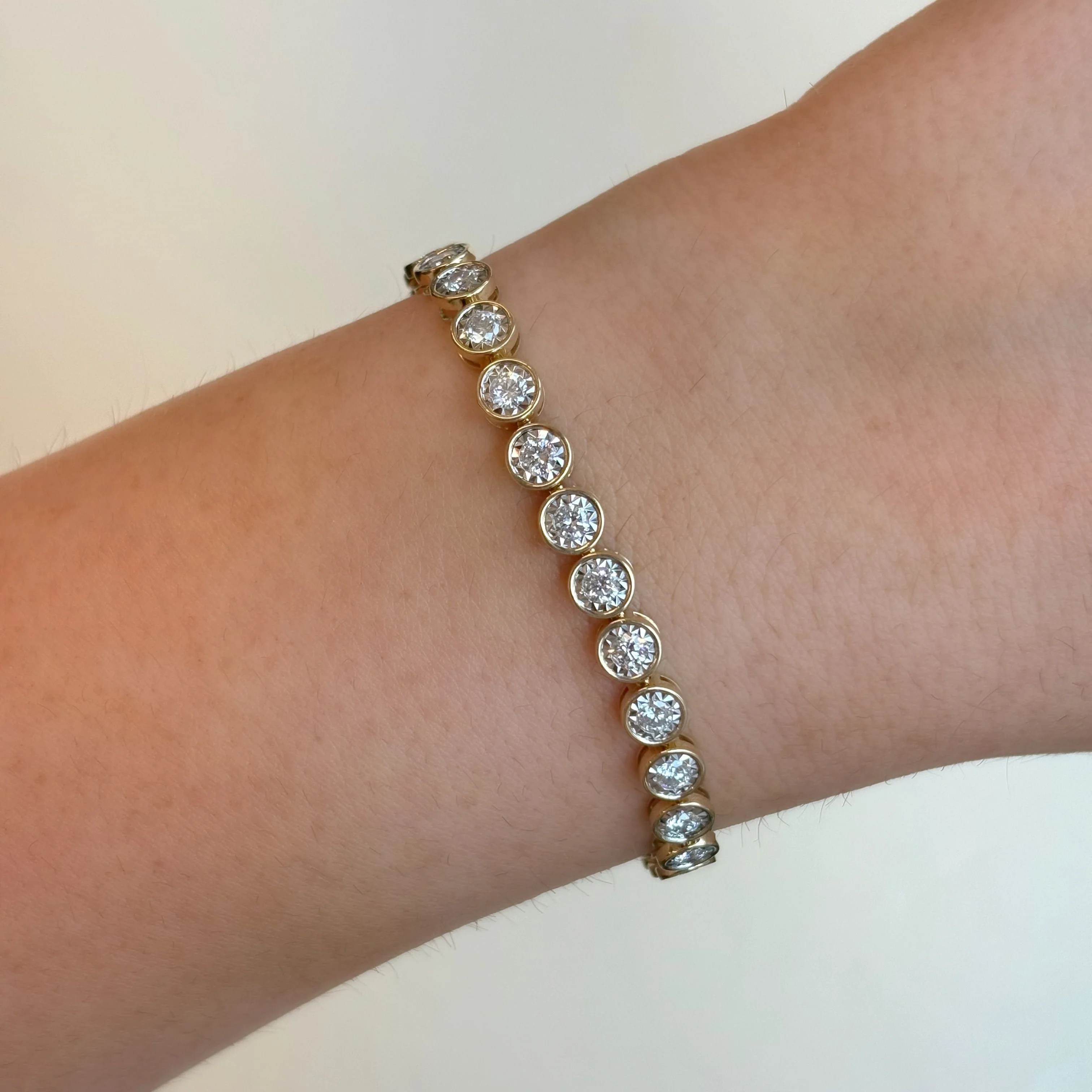 Maya Illusion Tennis Bracelet - Image 3