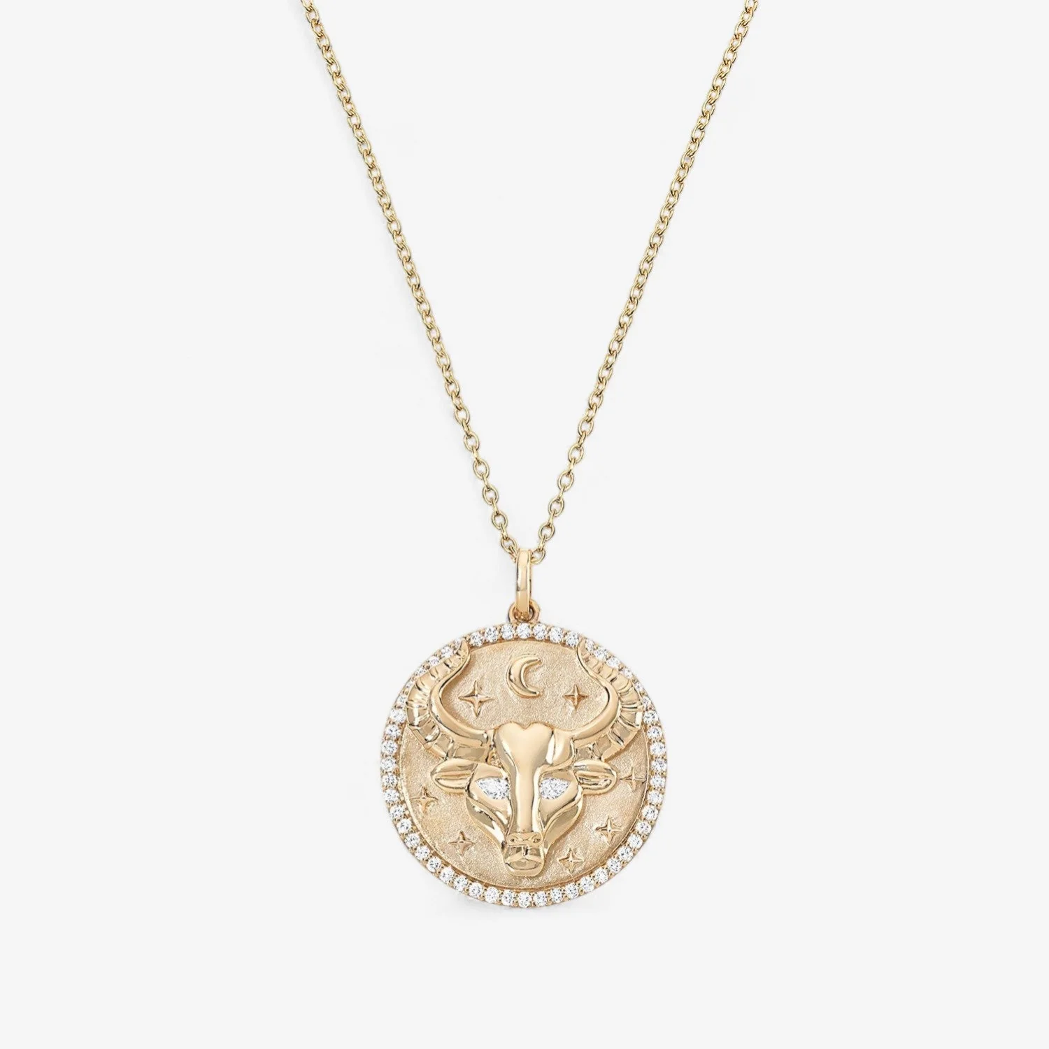 Taurus Token Zodiac Necklace