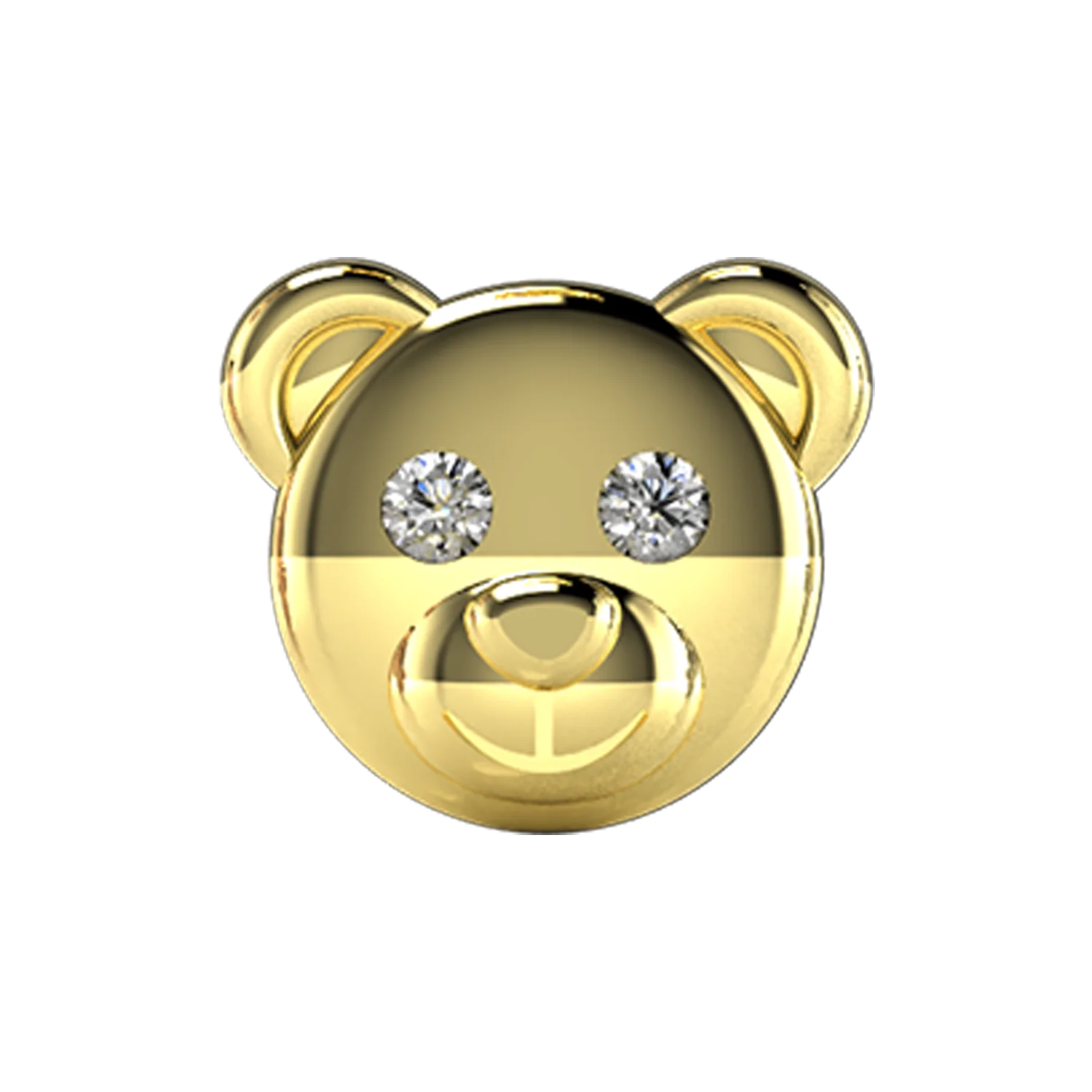 Teddy Bear Slider Necklace Charm