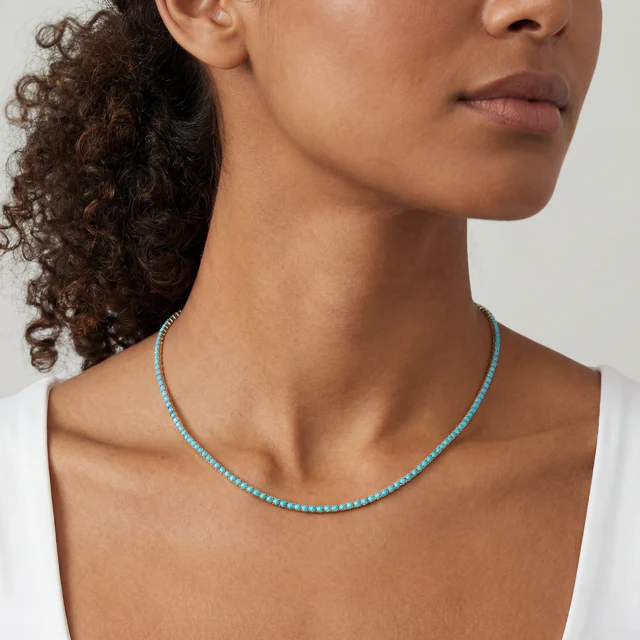 Dakota Tennis Necklace - Image 2